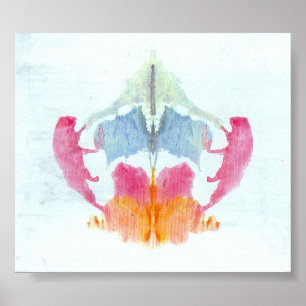 Rorschachen testar bläck som plumpar pläterar 8 poster