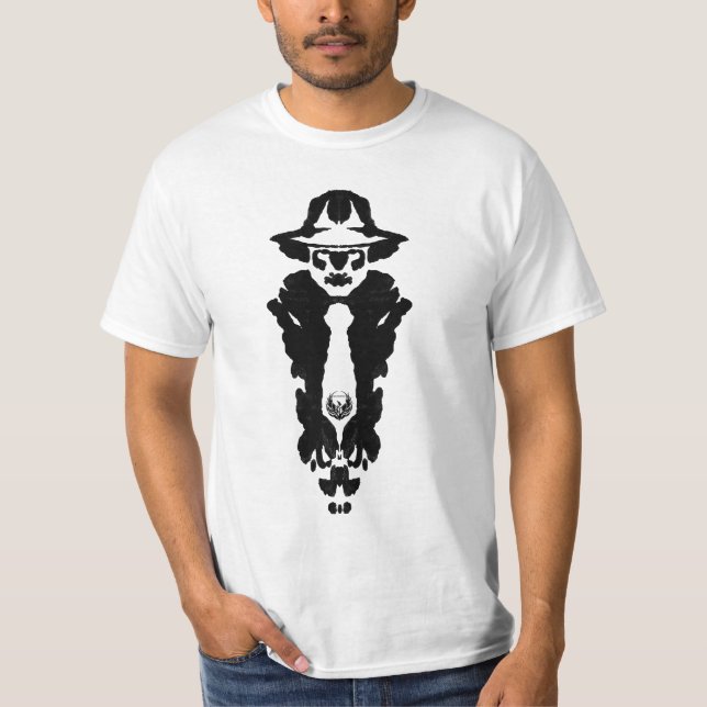 Rorshach (b/w) tee shirt (Framsida)