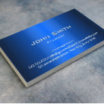 Rörsystem av Royal Blue Metall Professionell<br><div class="desc">Royal Blått Metall-Affärskort</div>