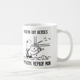 Rörsystem Pipework Repair Man Kaffemugg