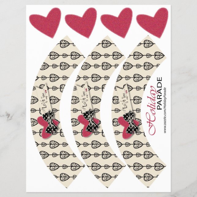 Rört mina hjärtkakor reklamblad (Framsidan)