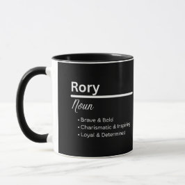 Rory Boy Name Definition Personalized Mug Mugg