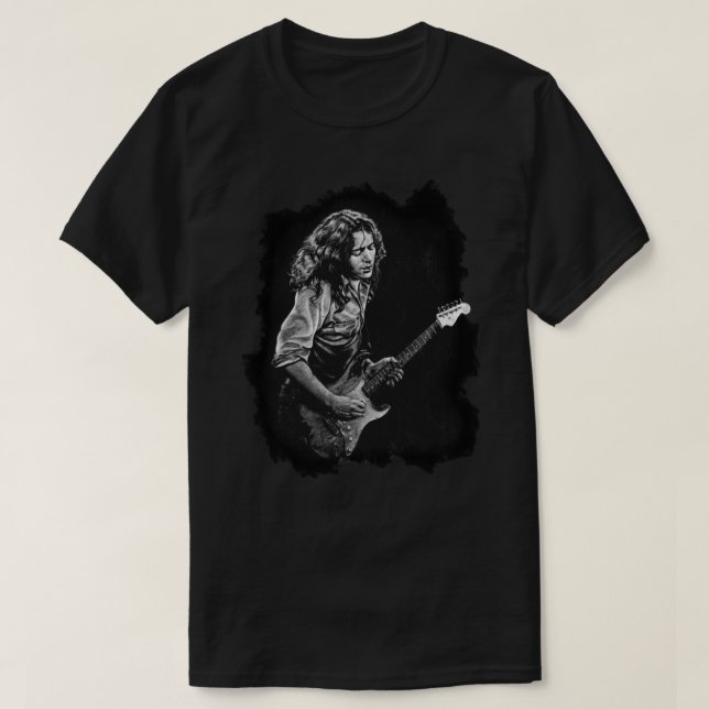 Rory Gallagher teckning Classic T-Shirt (Design framsida)