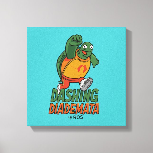 ROS 2 Dash Diademata Canvastryck (Framsida)