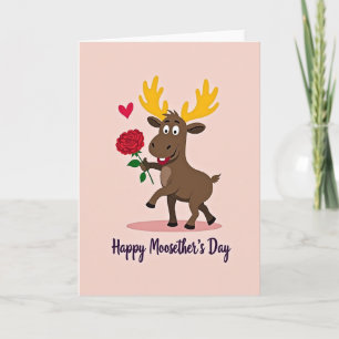 Ros Antler God Mors Dag-kort Kort