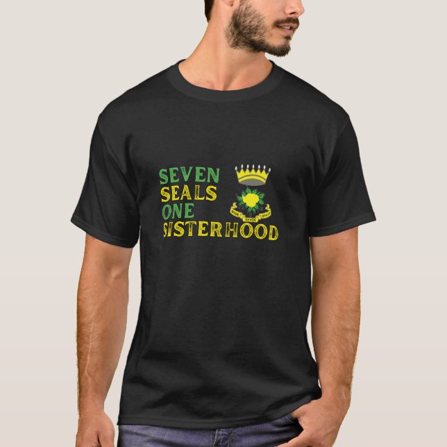 Ros av sju sigill En systerskap RSS Rådet Col T Shirt (Framsida)