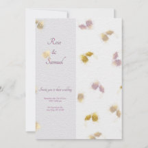 Ros Blommig Glitterpapper Texturerad Bröllop