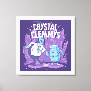 ROS Crystal Clemmys på slågen in kanfas Canvastryck