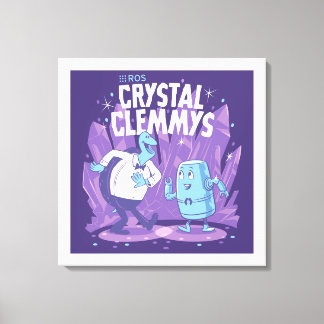 ROS Crystal Clemmys på Wrapped Canvas
