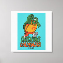 ROS Dash Diademata på Wrapped Canvas