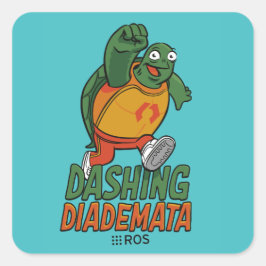 ROS Dash Diademata Stickers Fyrkantigt Klistermärke