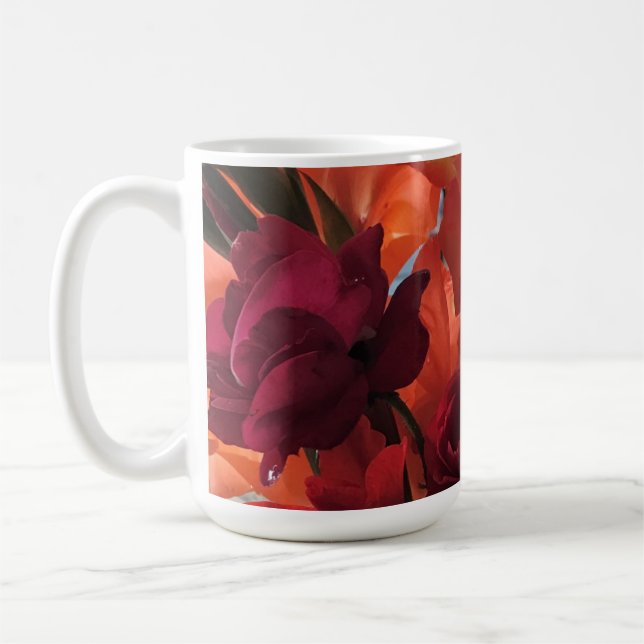 Ros kaffemugg (Vänster)