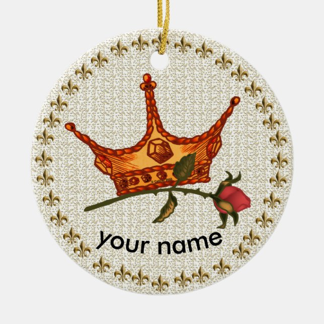 Ros Kron Ornament (Framsidan)