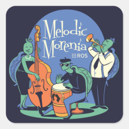 ROS Melodic Morenia Sticker Fyrkantigt Klistermärke