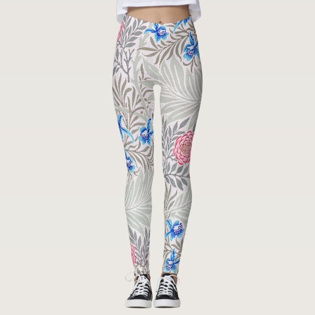Ros och Riddarsporre, William Morris Leggings (Framsida)