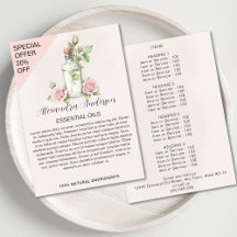 Ros Väsentliga Oljor Akvarell Blommig Flaska