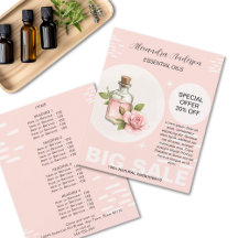 Ros Väsentliga Oljor Akvarell Blommig Promo
