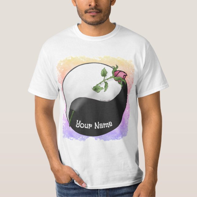 Ros Yin Yang T Shirt (Framsida)