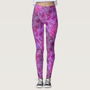 Rosa $100-sedlar leggings