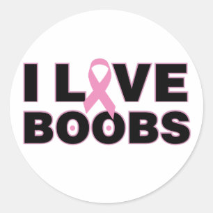 rosa_12 runt klistermärke