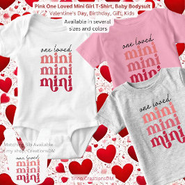 Rosa 1 Loved Mini Girl T-Shirt. T Shirt