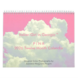 Rosa - 2026 Tolv Månaders Kalender