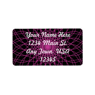 ROSA 2 ADRESSETIKETT