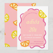 Rosa 30års födelsedag Mexikanska Adios 20:e Party