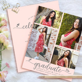 Rosa 4 Photo Budget Studenten Script Inbjudan