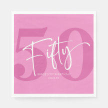 Rosa 50:e femtionde Födelsedagsfesten