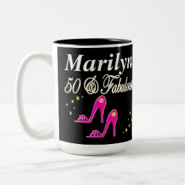 ROSA 50 & FABULÖS PERSONLIG MUGG