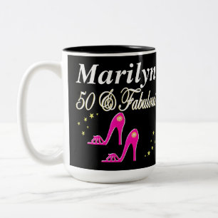 ROSA 50 & FABULÖS PERSONLIG MUGG