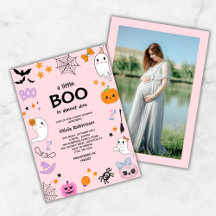Rosa A Little Boo Cute Photo Halloween Baby Shower