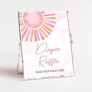 Rosa A Little Ray of Sunshine Diaper Raffle Poster