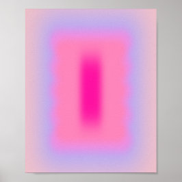Rosa Abstraction Gradient Poster
