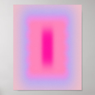 Rosa Abstraction Gradient Poster