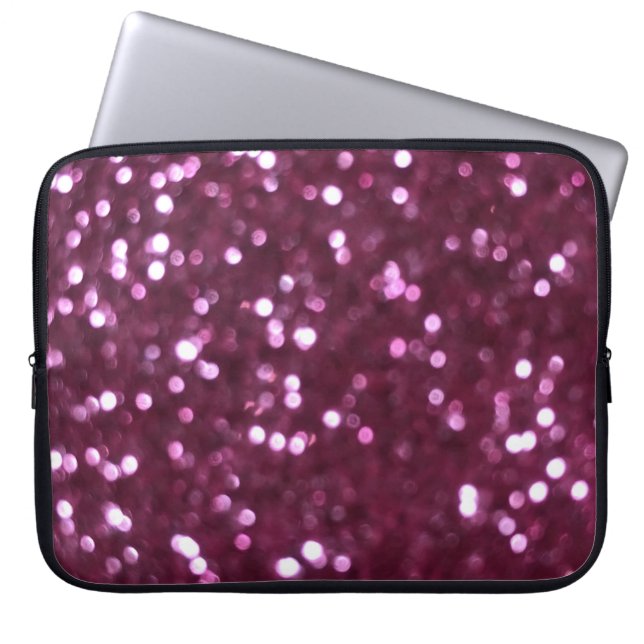Rosa abstrakt, båda fokuserade ljus. laptop fodral (Framsidan)