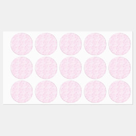 Rosa Abstrakt Designer Väskor Klistermärke