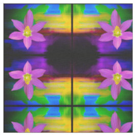 Rosa Abstrakt Drama Fabric Tyg