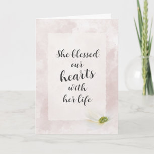 Rosa Abstrakt för vattenfärg Kort