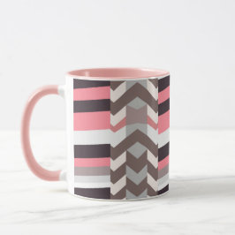 Rosa abstrakt kaffemugg