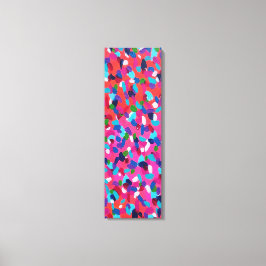 Rosa Abstrakt-målning Canvastryck