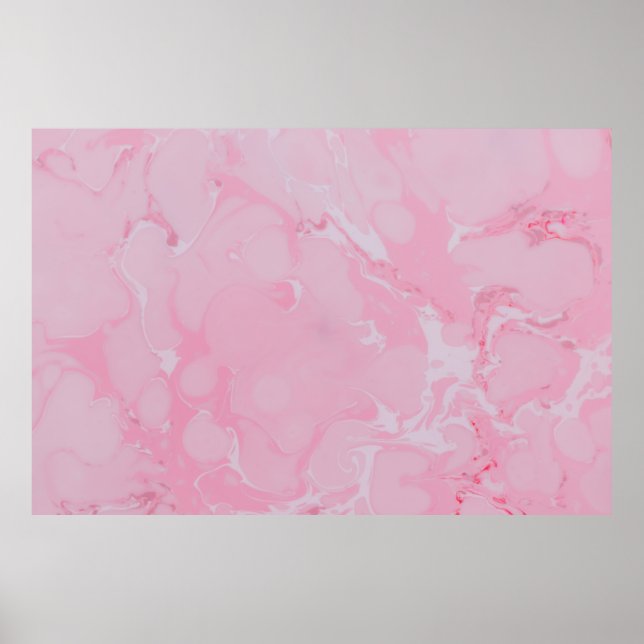Rosa abstrakt tapet poster (Framsidan)