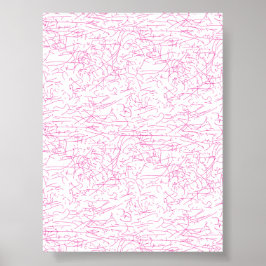 Rosa abstrakt uppsättning av kontorsfilmappar poster