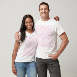 Rosa abstrakt uppsättning av kontorsfilmappar t shirt