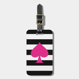 Rosa Ace of Spades Bagagebricka