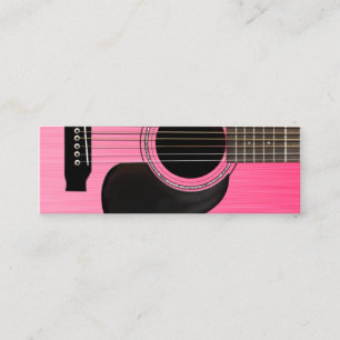 Rosa Acoustic Guitar Mini Visitkort