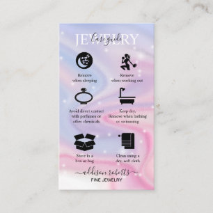 Rosa Aesthetic Jewelry Care  Visitkort