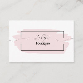 Rosa affärskort visitkort