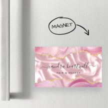 Rosa Agat Guld Glitter Lyx